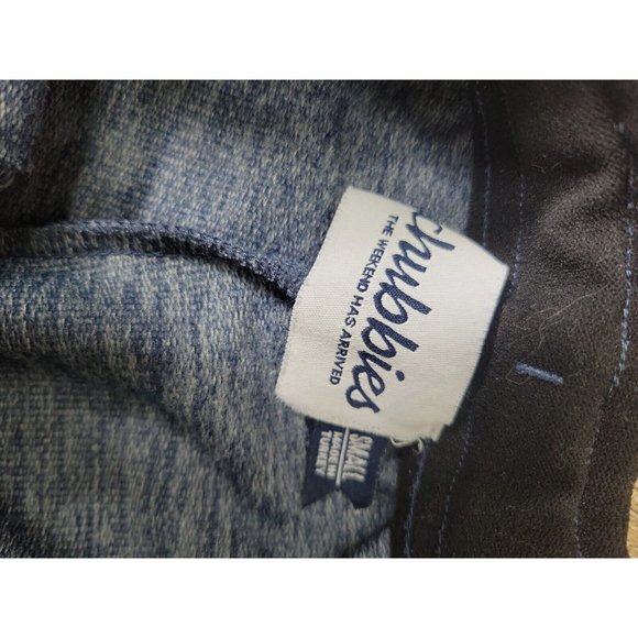 Chubbies Men's Sm 8” Inseam Shorts Drawstring Slash Pocket Unlined Heather Blue - Picture 5 of 8